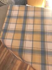 Custom-made w/Longaberger CORNFLOWER PLAID fabric TABLE RUNNER diff length/width picture