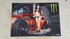 Monster Energy Street Rod Car Girl Poster picture