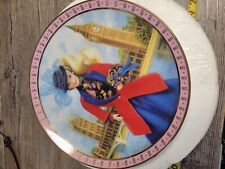 Barbie Visits England Limited Edition The Danbury Mint Plate. picture