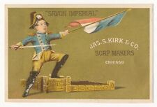 Savon Imperial Soap, Jas. S. Kirk & Co. Chicago - Victorian Trade Card ca.1880's picture