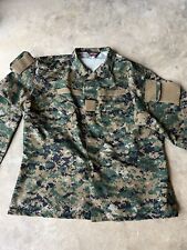 USMC MARPAT Trouse Digital Woodland Blouse Jacket (XL Large Regular. Green, Camo picture