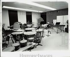 1972 Press Photo Percussion Studio at University of Houston - hpa88197 picture