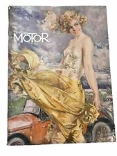 MoToR MAGAZINE March 1922 RARE ANTIQUE COLLECTABLE-COVER ART BY H.C. Christy picture