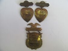 (3) Antique 1901 Sesquicentennial Carlisle, PA Souvenir Medals picture