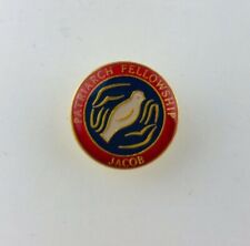Vintage Patriarch Fellowship Jacob Lapel Pin Hands Dove Christianity Religious picture