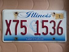 2007 Illinois IL License Plate X75 1536 picture