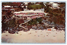 Warwick Bermuda Postcard Bermudiana Belmont & Harmony Hall Beach Club 1967 picture