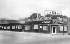 VALLE'S STEAK HOUSE Portland, Maine Roadside Restaurant c1940s Vintage Postcard picture