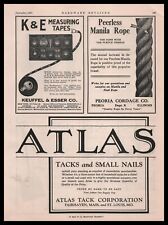 1927 Atlas Tack Corp. Fairhaven Massachusetts & St Louis MO Small Nails Print Ad picture