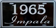 1965 65 IMPALA LICENSE PLATE 396 409 CONVERTIBLE CHEVY CHEVROLET SS SUPER SPORT picture