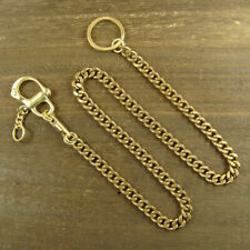 Totally Brass hand craft key wallet chain ring chains snap shackle H720 picture