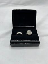 Twilight Saga Breaking Dawn Bella's Engagement & Wedding Ring Set Size 7 2011 picture