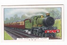 1937 Train Card The Cheltenham Flyer GWR Great Western Railway picture