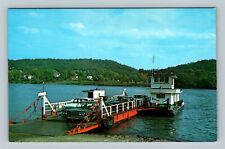 Fly OH, Ferry Crossing, Ohio River, Ohio Vintage Postcard picture