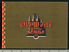 G. Heileman Brewing Co. La Crosse WI. Old World Inns 1939 Promo New Old Stock picture