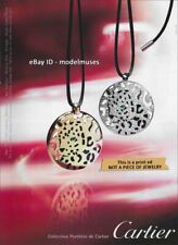 CARTIER 1-Page Magazine PRINT AD Fall 2004 - panthere pendants picture