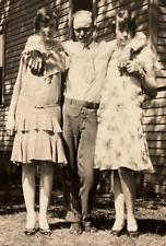 1920s Pretty Young Women Ladies Flappers Man Fashion Original Real Photo P11L24 picture