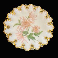 Gorgeous Hand Painted Antique T & V Pierced  Reticulated Porcelain Plate picture