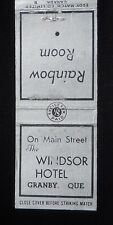 1940s EXCISE TAX The Windsor Hotel Rainbow Room on Main Street Granby QC Canada picture
