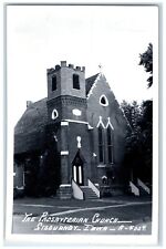 c1940's The Presbyterian Church Sigourney Iowa IA RPPC Photo Vintage Postcard picture
