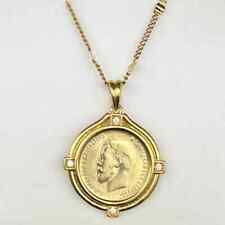 Russian  Empire tsar  /Nicholas II /  pendant   24K Gold Plated  incl.  Necklace picture