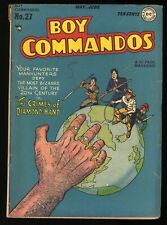 Boy Commandos (1942) #27 VG+ 4.5 Swan/Brodie Cover Rip Carter  DC Comics 1948 picture