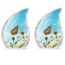 Teardrop UrnButterflies Fly In A Morning Meadow Keepsake Urns Urns Human Ashes picture