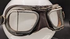 Vintage Original Great Britain Pilot's Flying Goggles 1940s WW-ll picture