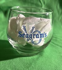 1 Seagram’s V.O. Canadian Whiskey Highball Glasses Seagram's Logo 3-1/8