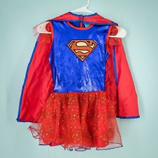 DC Comics Supergirl Costime Size Medium M Girls Tutu Metallic Rubie's Halloween picture