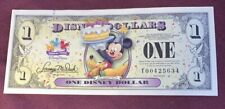 2009-T Block. $1 Disney Dollars. Mickey And Pluto Disney Store. CU. From Orig Pk picture