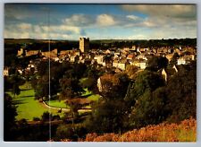 Postcard Castle & Town of Richmond View over Swaledale     A 12 picture