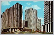 Gateway Center Pittsburgh Pennsylvania Pa Hilton Hotel Wobnote Pm Postcard picture