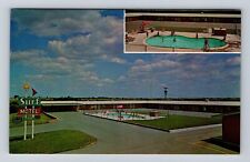 Marysville KS-Kansas, Surf Motel Pool, Highway 36, Advertising, Vintage Postcard picture
