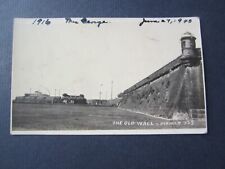 Old Vintage 1916 - Philippines - RPPC Photo POSTCARD - MANILA - The Old Wall picture