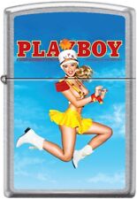 Zippo Playboy October 2013 Cover Street Chrome Windproof Lighter NEW RARE picture