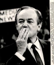 LG65 1968 UPI Wire Photo VP HUBERT HUMPHREY PRESIDENTIAL NOMINATION ACCEPTANCE picture