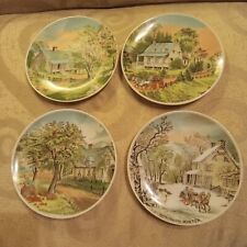 The Four Seasons 4 Decorative Decor Plates 6 1/4