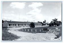 c1950's Grand Rapid MI, Hotel Entrance Hillcrest Motel RPPC Photo Postcard picture