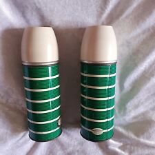 Pair Of Vintage Vacco Thermos Flasks Made In England picture