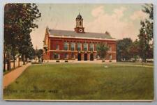 Town Hall, Needham MA Massachusetts 1908 Early Rotograph Postcard (#8226) picture