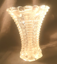 Indiana Glass Mayflower Clear Vase 5
