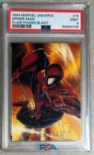 1994 Flair Marvel Universe Power Blast Spider-Man PSA 9  picture