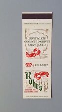 Rohrs Cleveland OH Matchcover picture