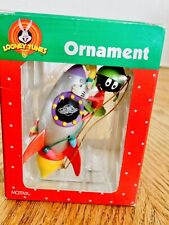 Looney Tunes 1998 Marvin The Martian On Rocket Christmas Ornament Matrix picture