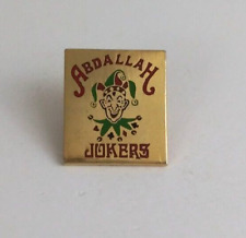 Vintage Moila Shriners Abdallah Jokers Lapel Hat Pin picture