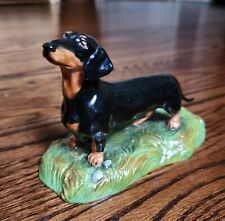 Royale Stratford Dachshund Staffordshire England Handmade & Painted Signed  picture