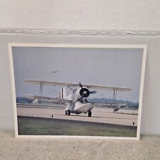 Vintage J2F Duck Grumman 8.5 x 11 Promotional Photo Print Military Aircraft picture