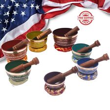 Handmade bowl set of 7-Tibetan singing bowl-Chakra set-7 chakra singing bowl set picture