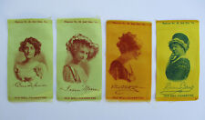 VTG 1914 OLD MILL CIGARETTES ACTRESS SILKS: EMMA CARUS, ROSE STAHL, CLARA LIPMAN picture